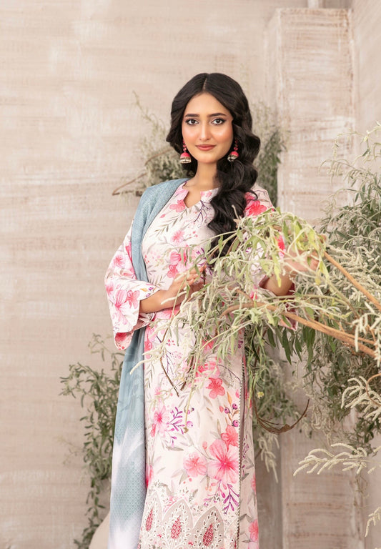 Luxury Zarri Chikankari Suit 3pc