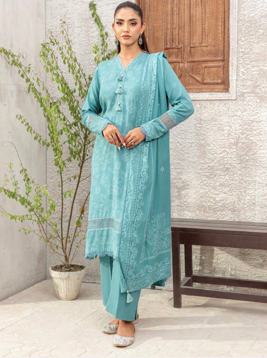 Printed Pashmina Suit 3pc