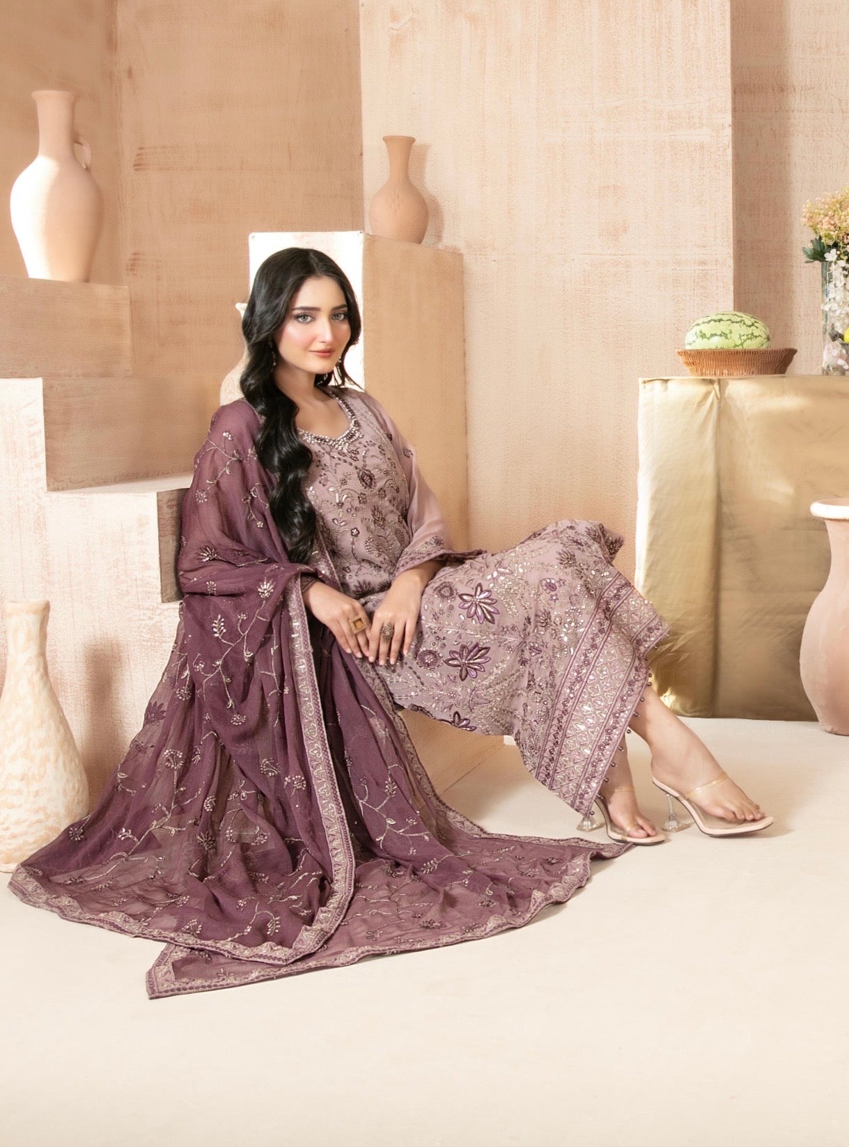 Luxury Chiffion Suit 3pc