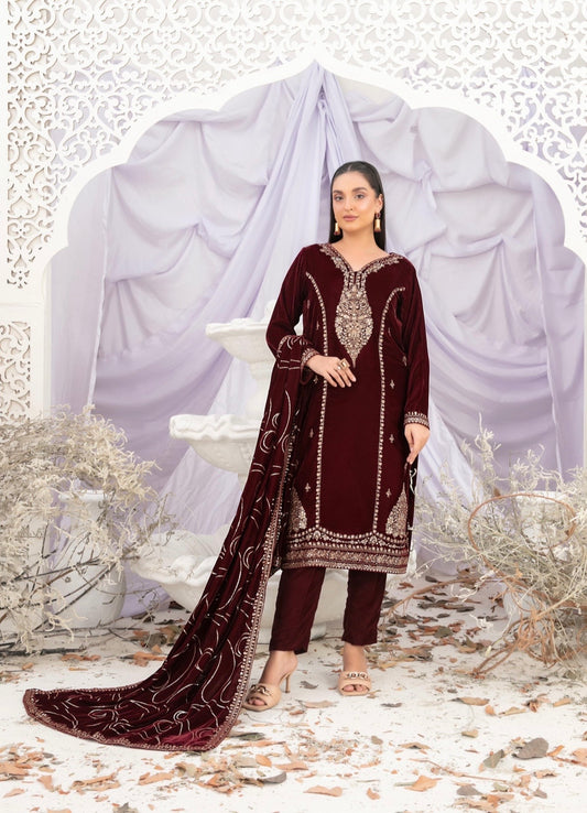 Luxury Velvet Suit 3pc