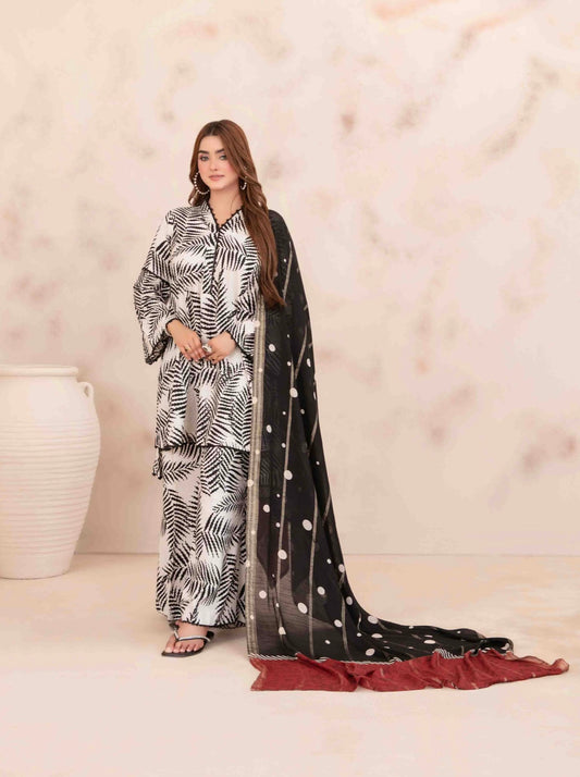 Printed Staple Suit 3pc