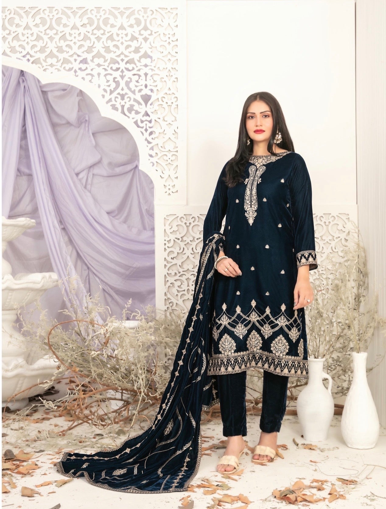 Luxury Velvet Suit 3pc