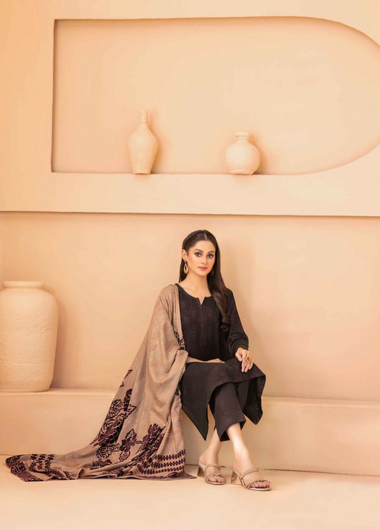 Premium Peach Leather Suit 3pc