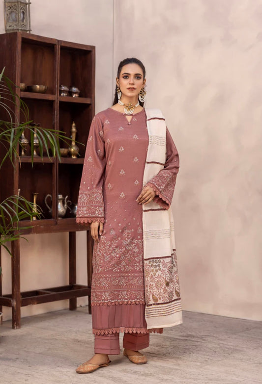 Festive Peach Suit 3pc