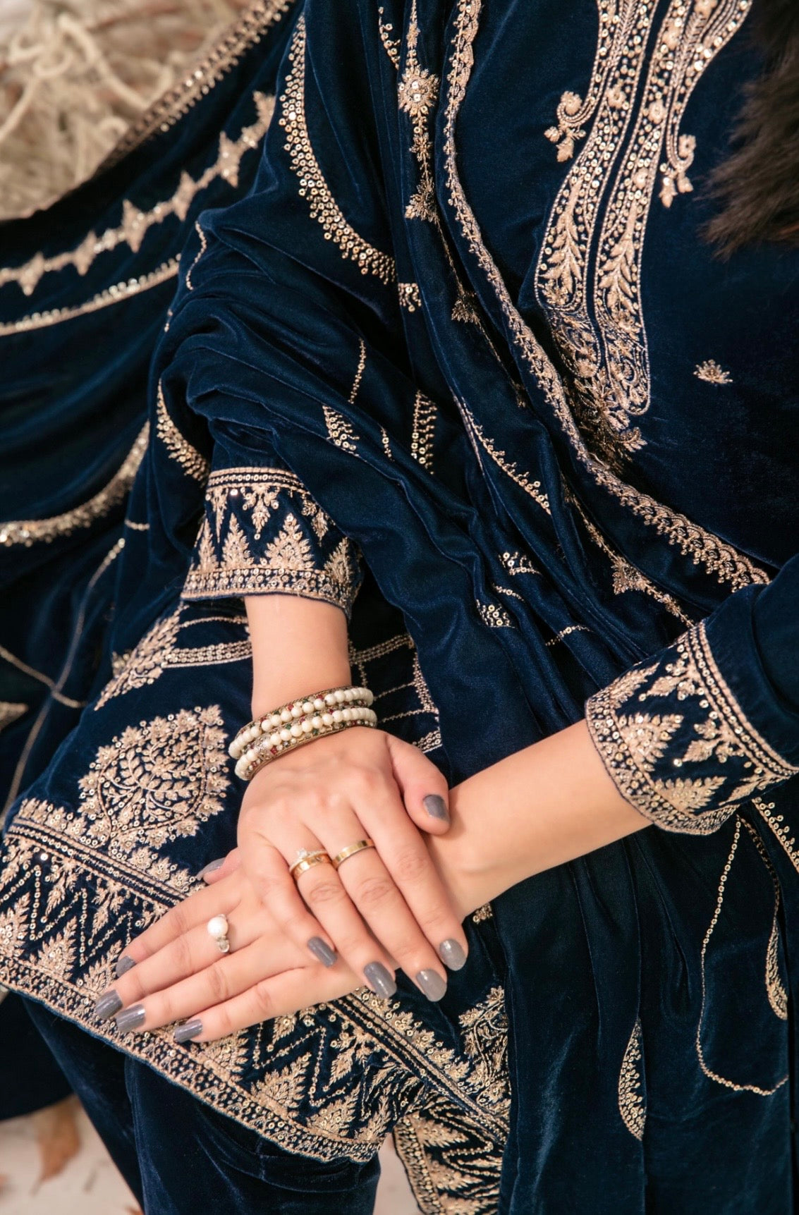 Luxury Velvet Suit 3pc