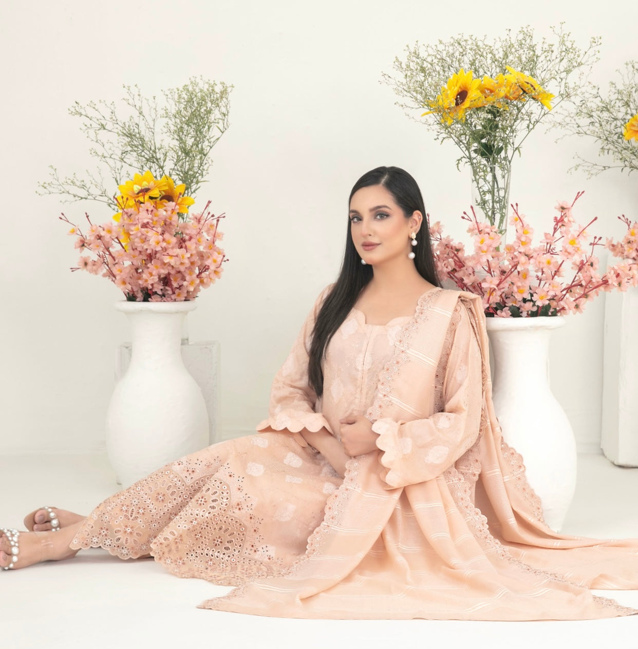 Embroidered Zarri Lawn Suit