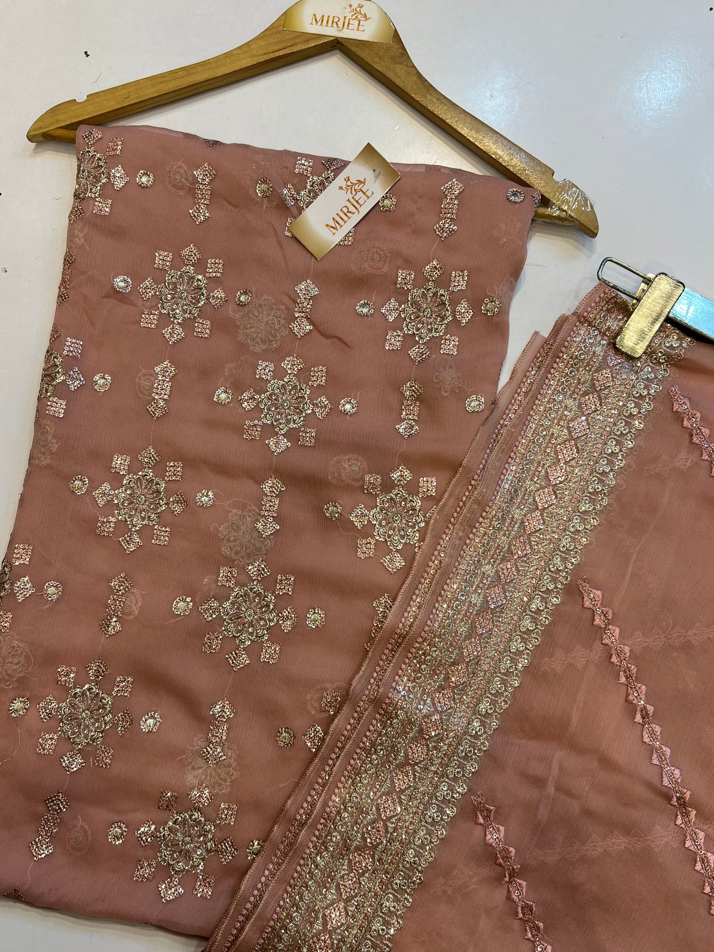 Bareeze Chiffion Suits 4pc