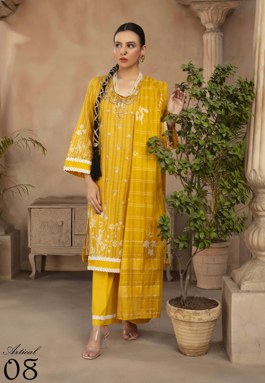 Embroidered Lawn 3pc