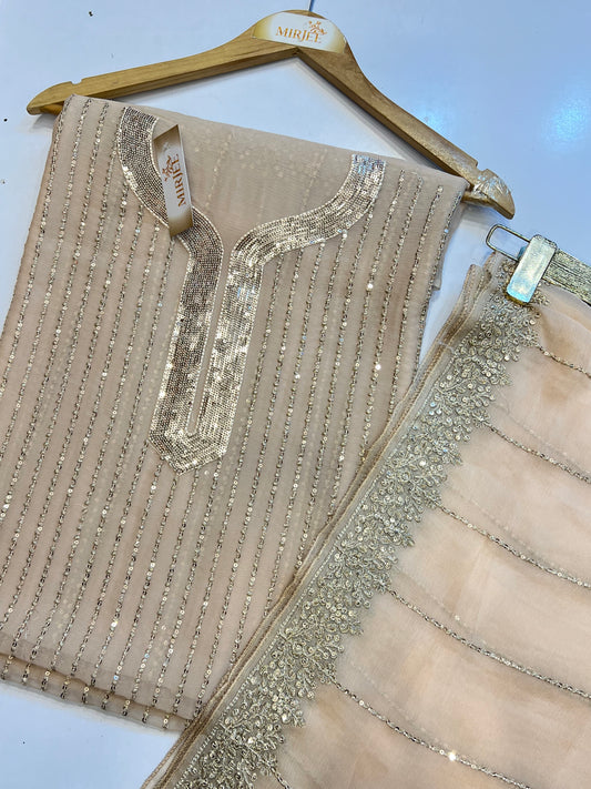 Bareeze Chiffion Suits 4pc