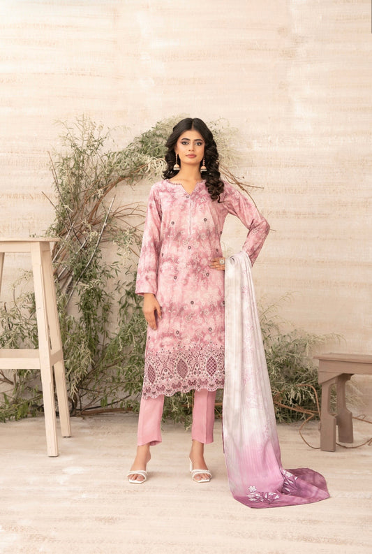 Luxury Zarri Chikankari Suit 3pc