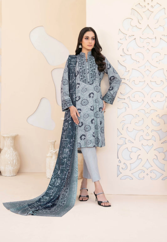 Printed Staple Suit 3pc