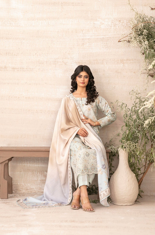 Luxury Zarri Chikankari Suit 3pc