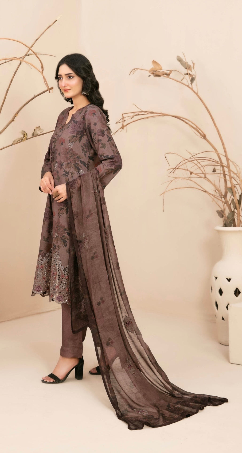 Premium Slub Linen Suit 3pc