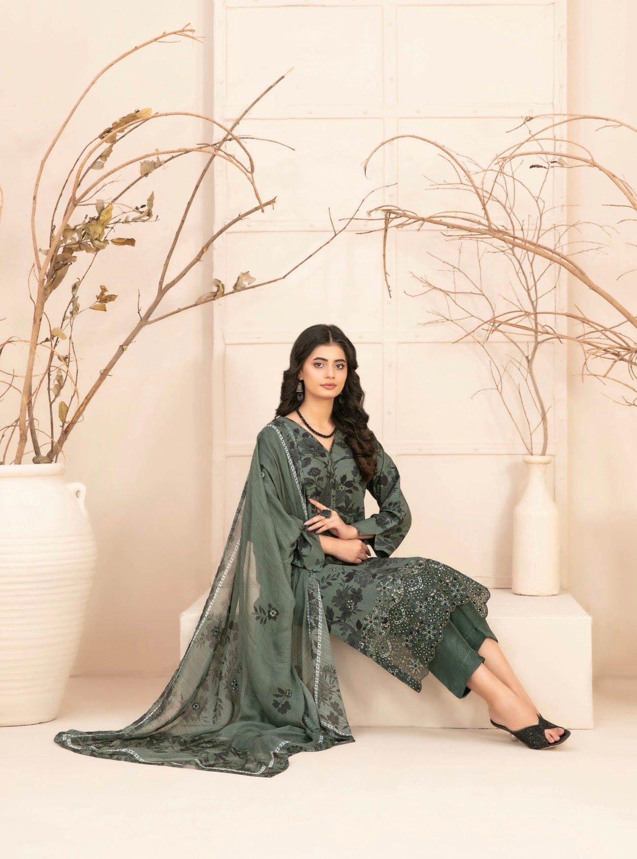 Premium Slub Linen Suit 3pc