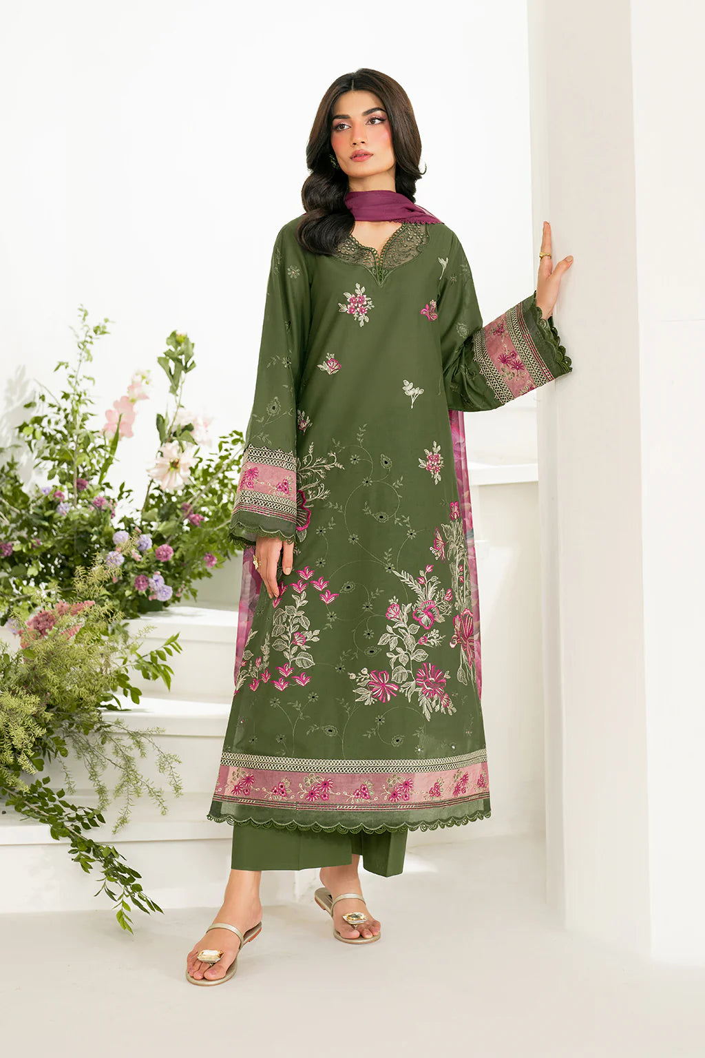 Festive Lawn 3pc