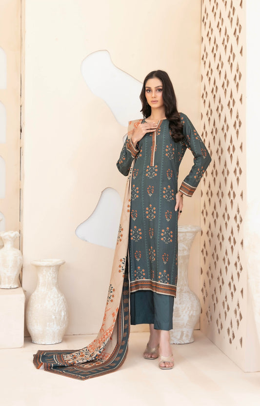 Printed Staple Suit 3pc