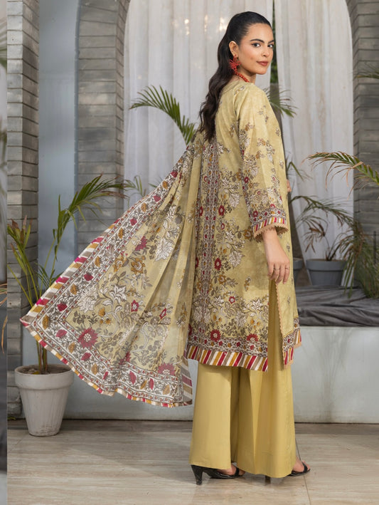 Embroidered Lawn 3pc