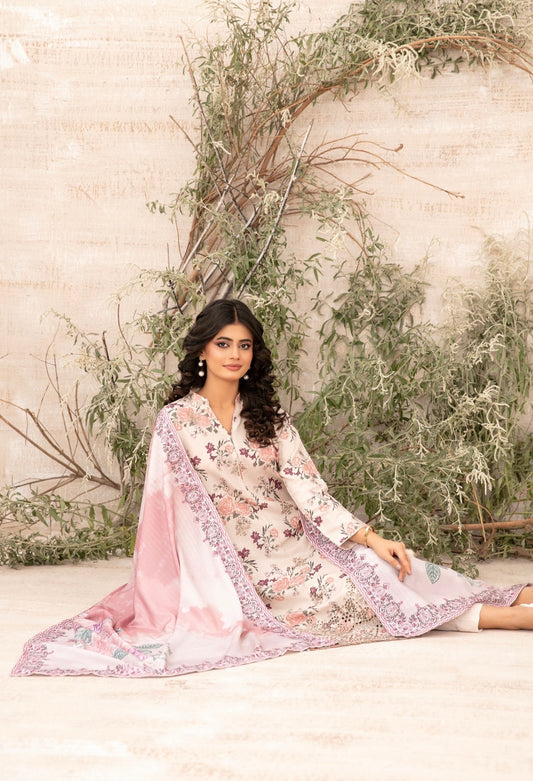 Luxury Zarri Chikankari Suit 3pc