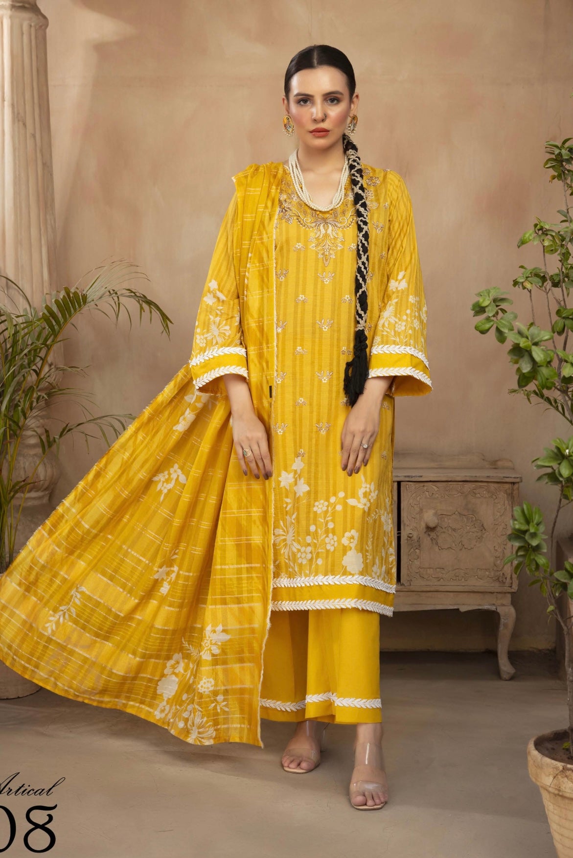 Embroidered Lawn 3pc