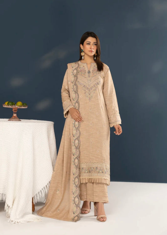 Premium Peach Leather Suit 3pc