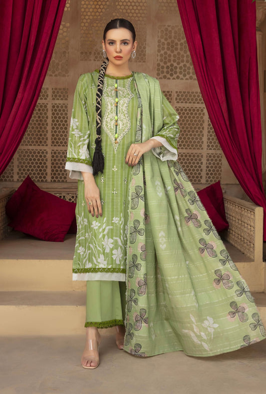 Embroidered Lawn 3pc