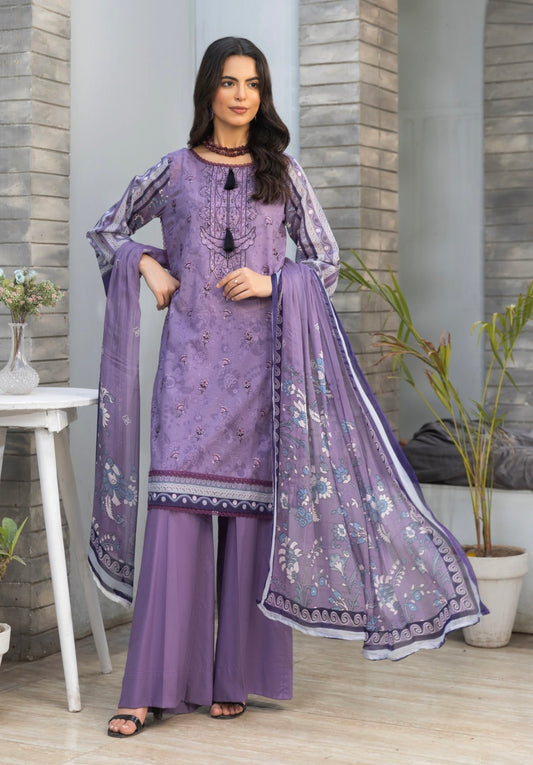 Embroidered Lawn 3pc