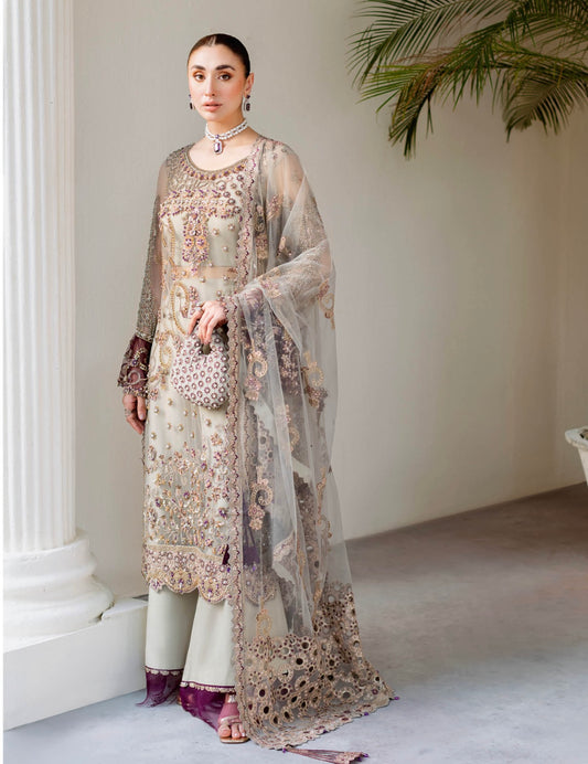 Hand-Embellished Suit 3pc