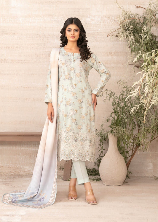 Luxury Zarri Chikankari Suit 3pc