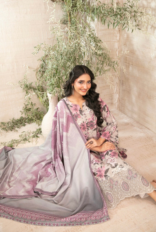 Luxury Zarri Chikankari Suit 3pc