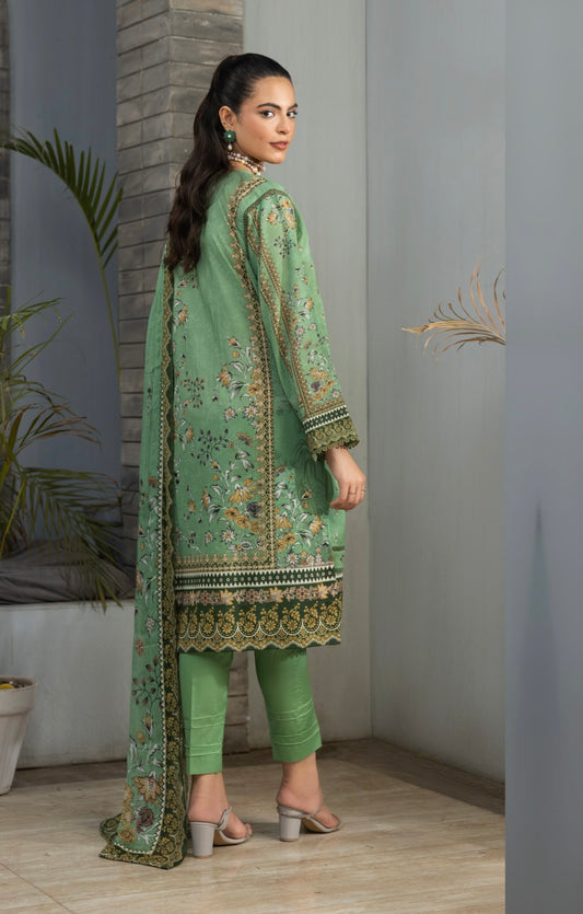 Embroidered Lawn 3pc