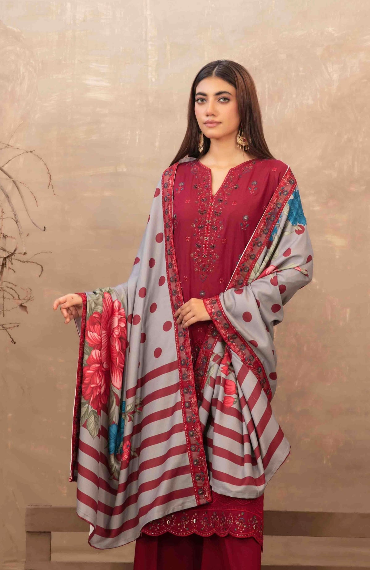 Semi-Stitched Staple Suit 3pc