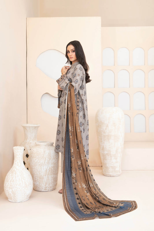 Printed Staple Suit 3pc