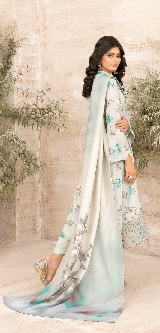 Luxury Zarri Chikankari Suit 3pc