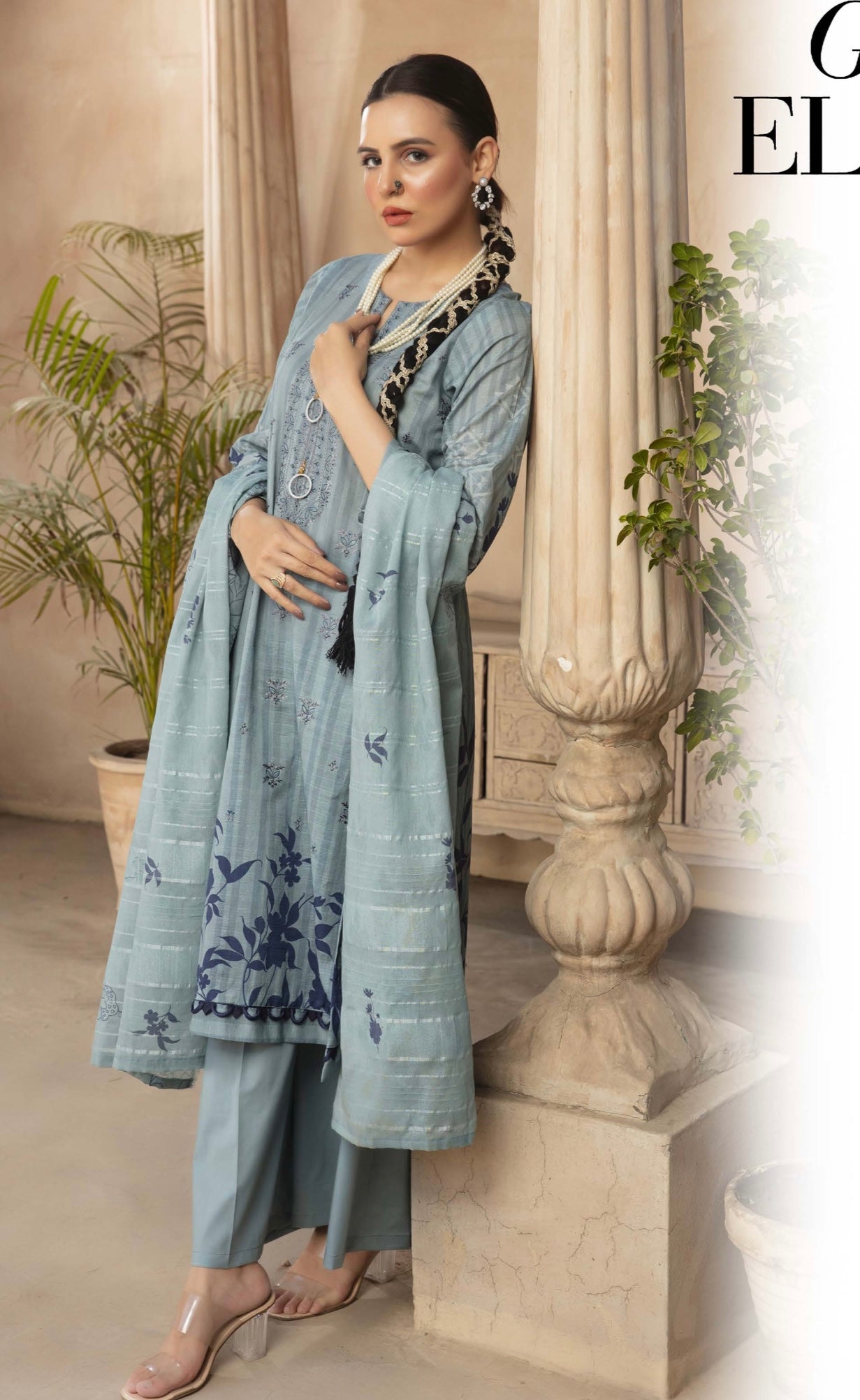 Embroidered Lawn 3pc
