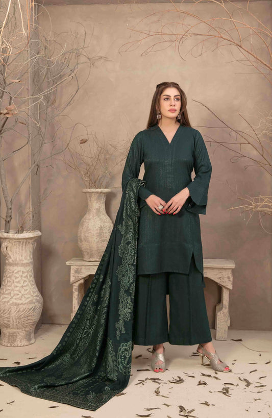 Zarri Peach Leather Suit 3pc