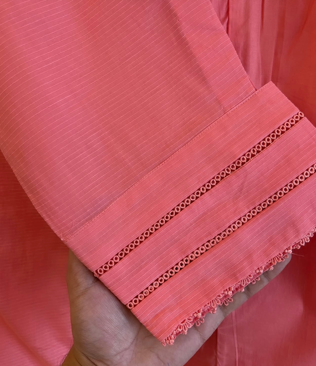 Solid Co-ords Kashmiri Jacquard Dupatta 3pc Suit