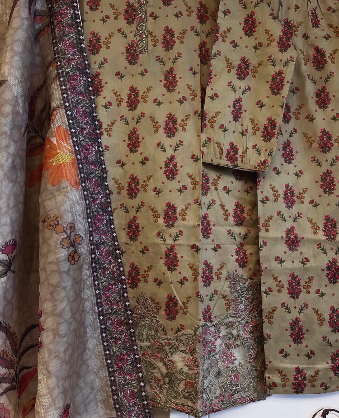 Luxury Printed Co-ords 3pc Suit