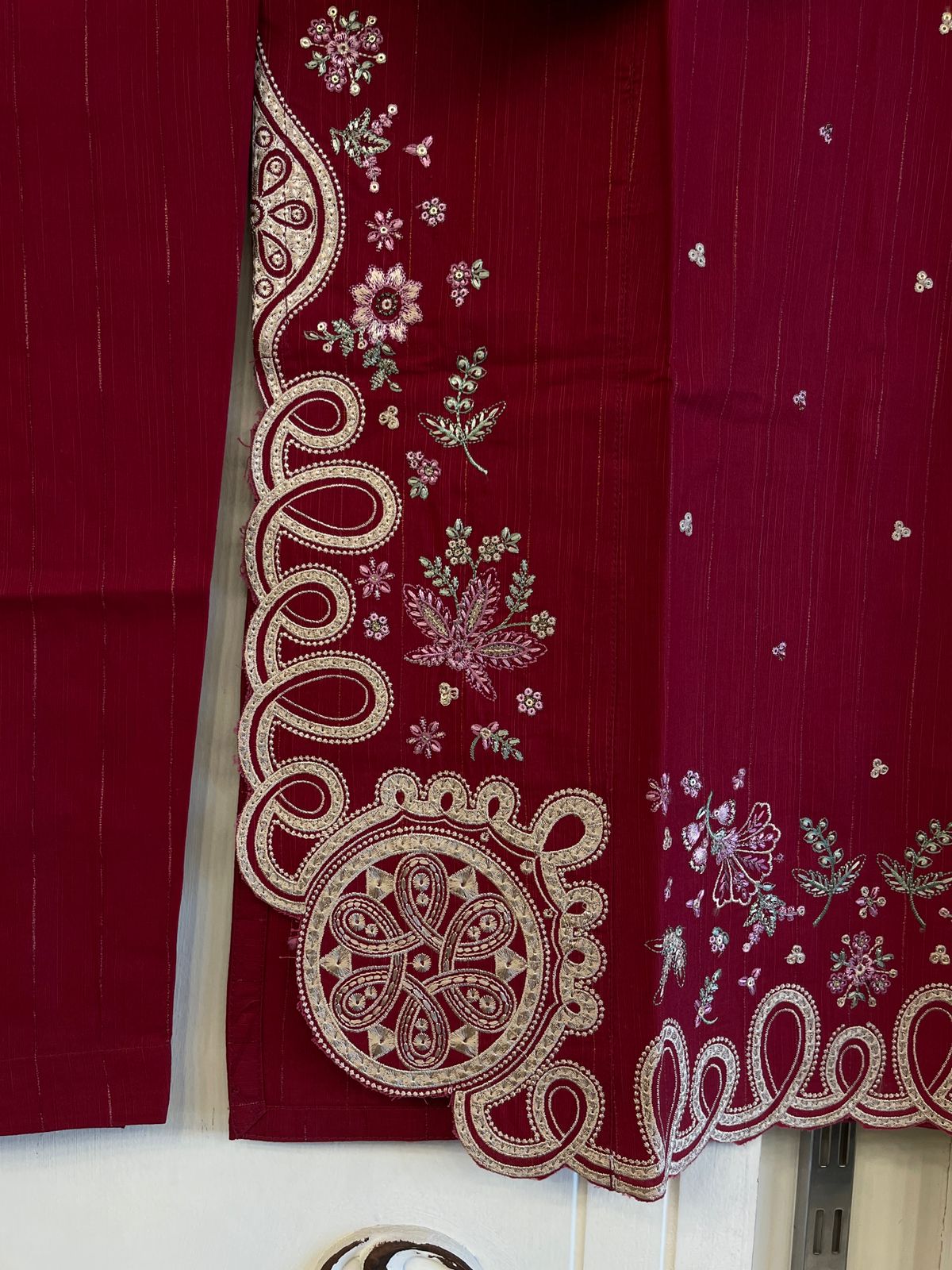 Embroidered 2pc Suit
