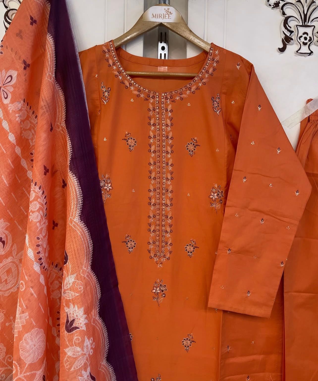 Embroidered 3pc Suit