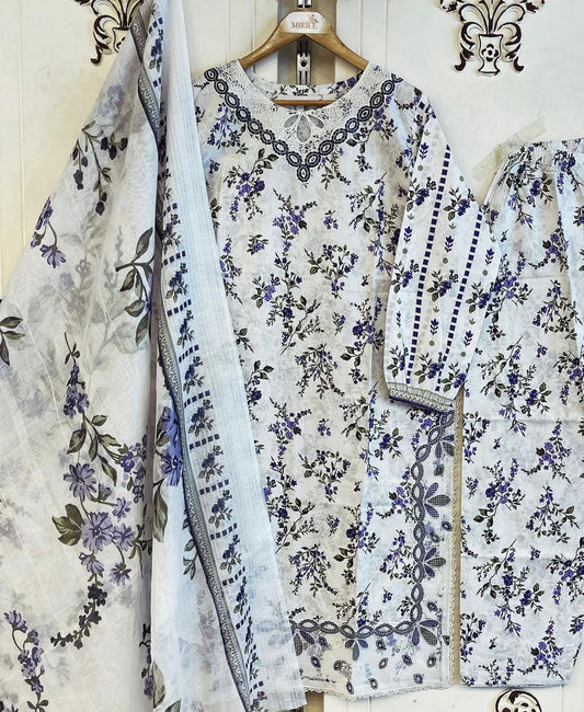 Luxury Printed Co-ords 3pc Suit