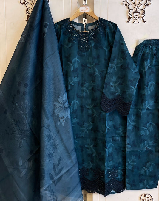 Luxury Printed Co-ords 3pc Suit