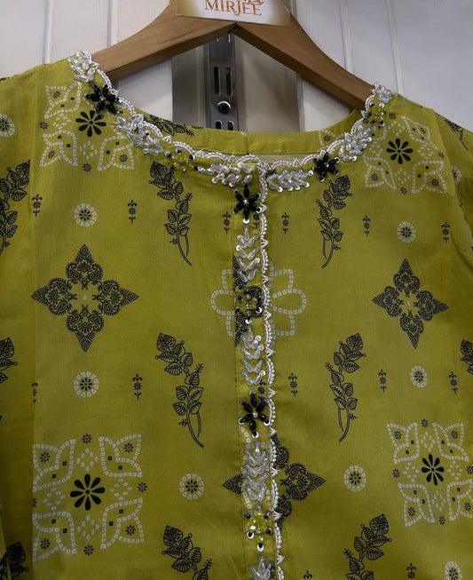 Luxury Printed Plazo Style 3pc Suit