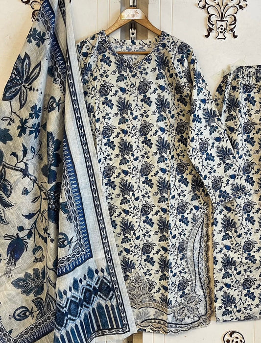 Luxury Printed Co-ords 3pc Suit
