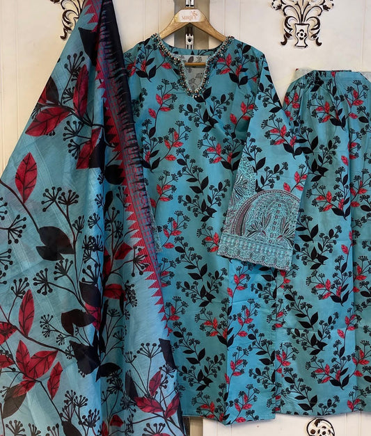 Luxury Printed Co-ords 3pc Suit
