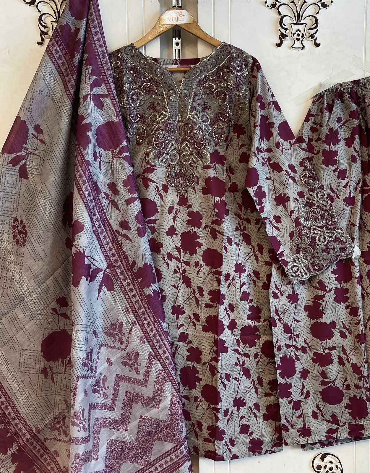 Luxury Printed Co-ords 3pc Suit