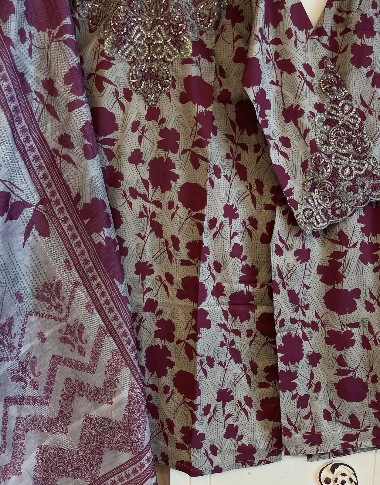 Luxury Printed Co-ords 3pc Suit