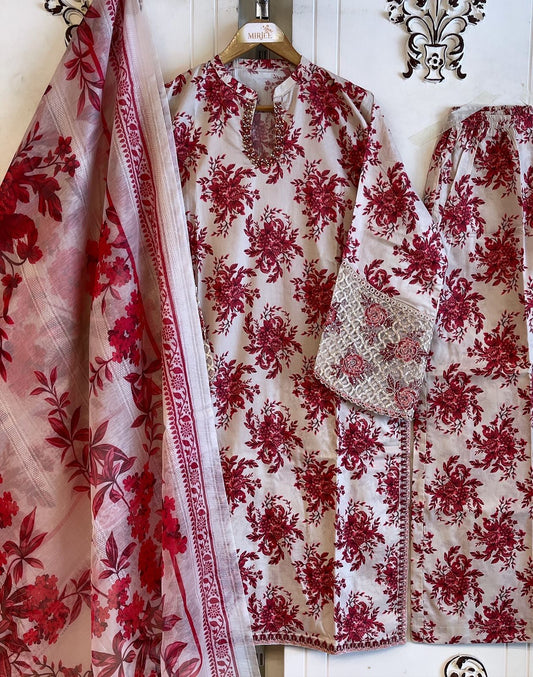 Luxury Printed Co-ords 3pc Suit