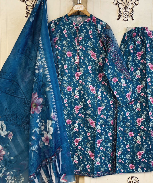 Luxury Printed Co-ords 3pc Suit