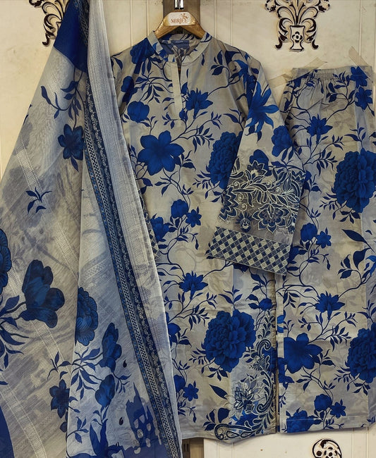 Luxury Printed Co-ords 3pc Suit