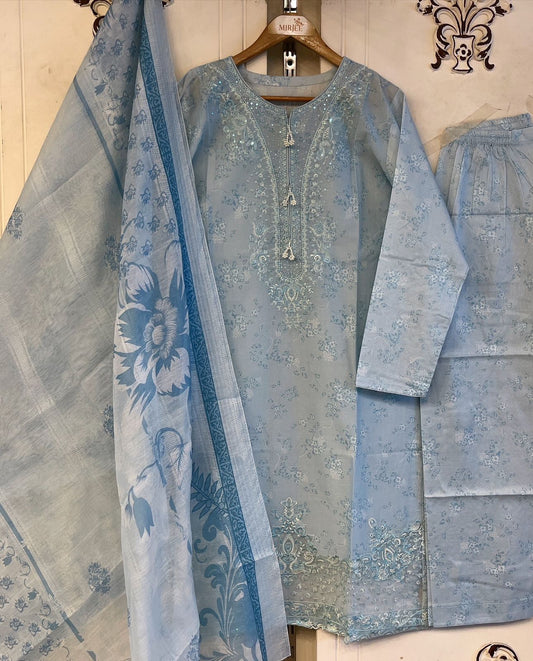 Luxury Printed Co-ords 3pc Suit